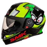 SMK MA241 Twister Cartoon Graphics Pinlock Fitted Full Face Helmet With Clear Visor