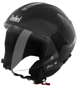 TVS Jupiter black steelbird Helmet