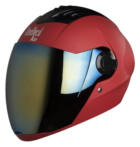 Steelbird SBA 2 Dashing Stylish Men Helmet matte red