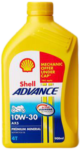 Shell Advance 10W 30 bike oil